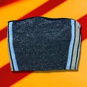 New vs pink sparkly tube top